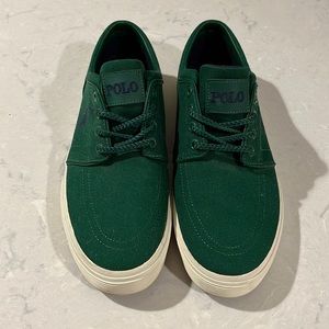 Dark Green Polo Ralph Lauren Boat Shoe